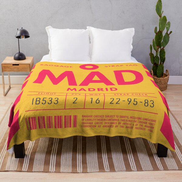 Item preview, Luggage Tag D - MAD Madrid Spain designed and sold by VoodooCircus.