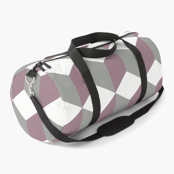 Item preview, Isometric Cube Pattern Pink Grey Geometric Art Cut Out designed and sold by taiche.