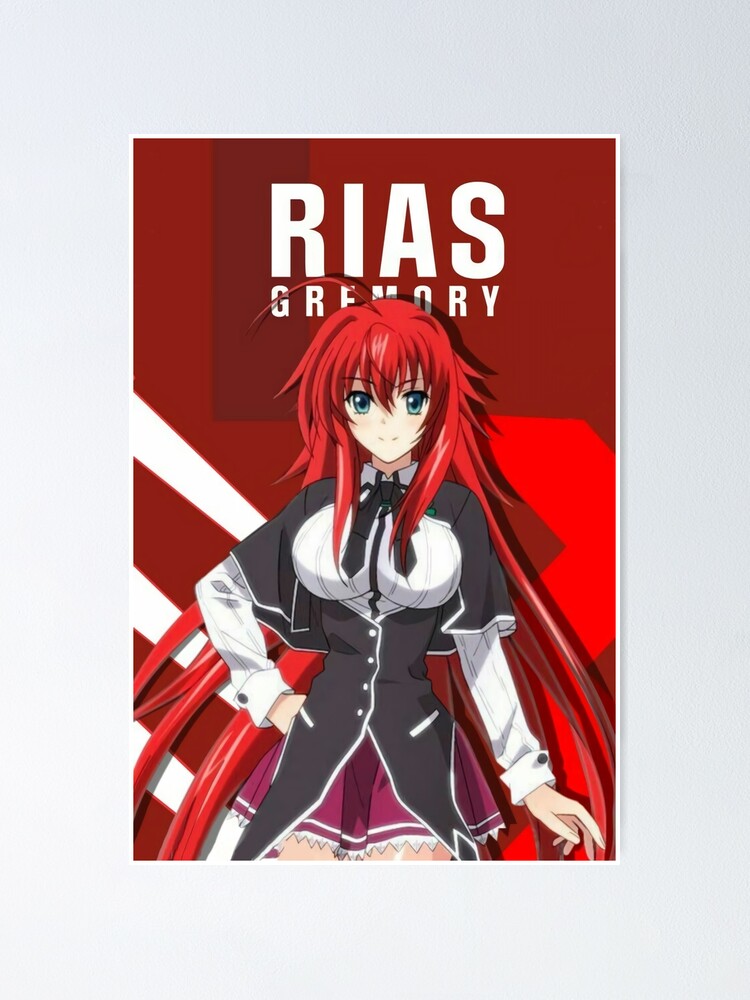 Cute Rias Gremory Poster Poster For Sale By Busstreks Redbubble