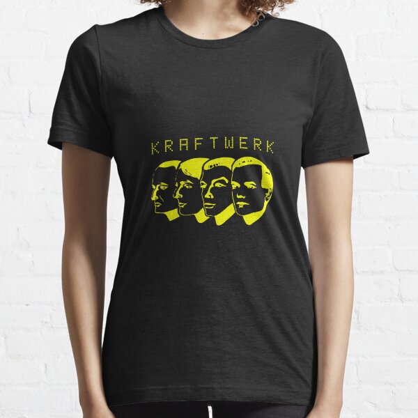 Kräftwërk Shïrt Stïċkër Pöstër Höödïë Mäsk Essential T-Shirt