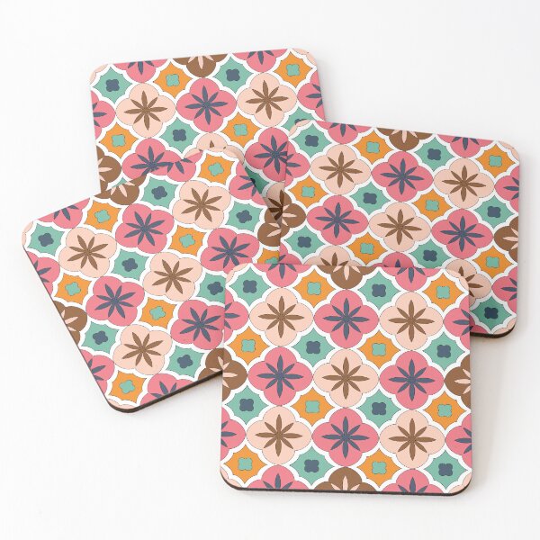 Item preview, Moroccan Tiles Art - Pinks designed and sold by SemDesigns1.