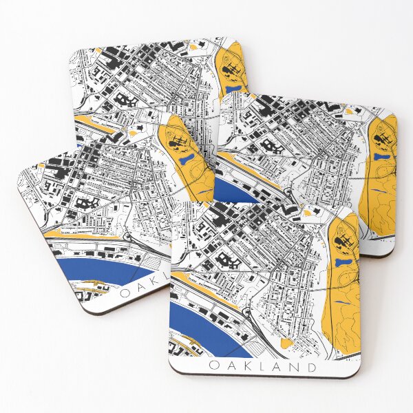 Item preview, Modern Map of Oakland, Pittsburgh (LIGHT) designed and sold by Shane Ross.