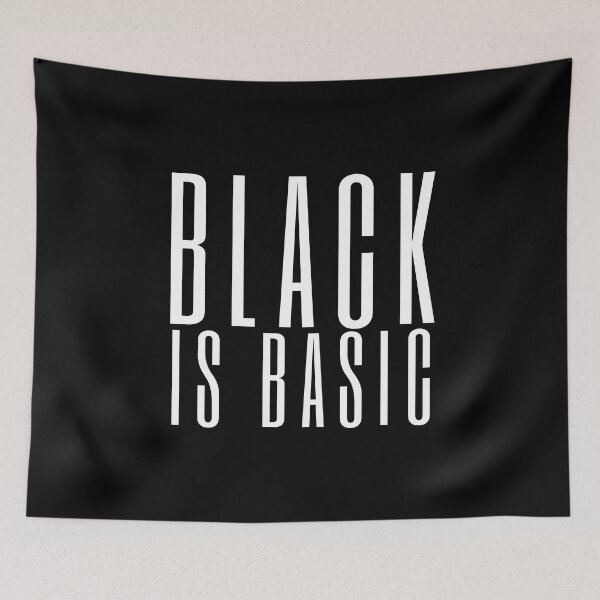 Item preview, Black Is Basic designed and sold by Fozy-Shop-Tees.