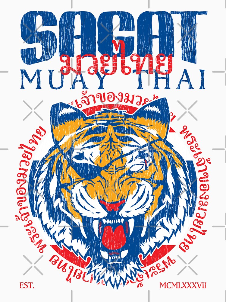 Thumbnail 3 of 3, Tank Top, Sagat God of Muay Thai Gym Tiger designed and sold by Rev-Level.