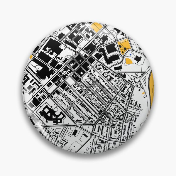 Item preview, Modern Map of Oakland, Pittsburgh (LIGHT) designed and sold by Shane Ross.