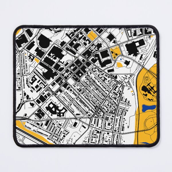 Item preview, Modern Map of Oakland, Pittsburgh (LIGHT) designed and sold by Shane Ross.