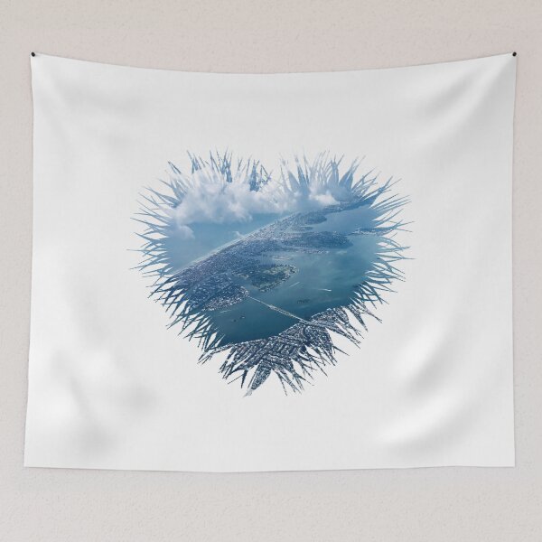 Item preview, Airplane View Sky Heart designed and sold by kryative.