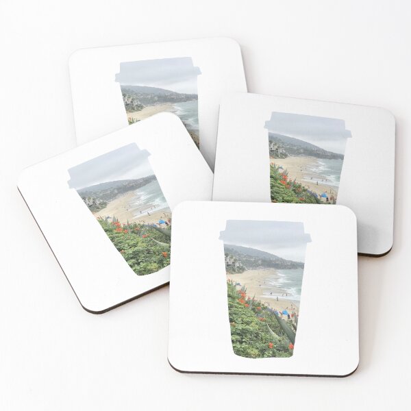 Item preview, Beach Ocean Side View Coffee designed and sold by kryative.
