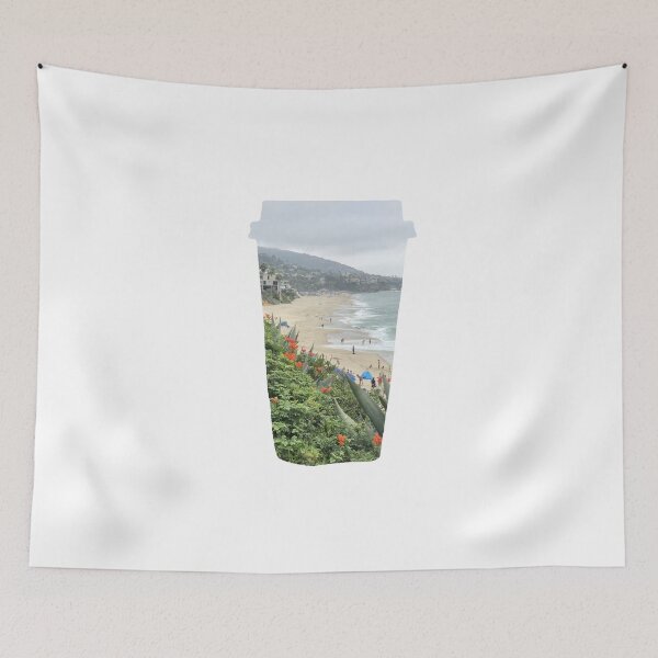 Item preview, Beach Ocean Side View Coffee designed and sold by kryative.