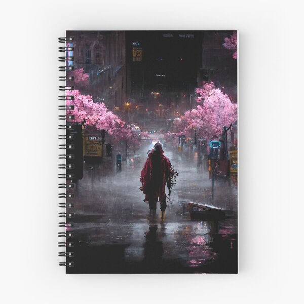 Item preview, Cyberpunk BountyHunter Cherry Blossom designed and sold by CyberStreetArt.