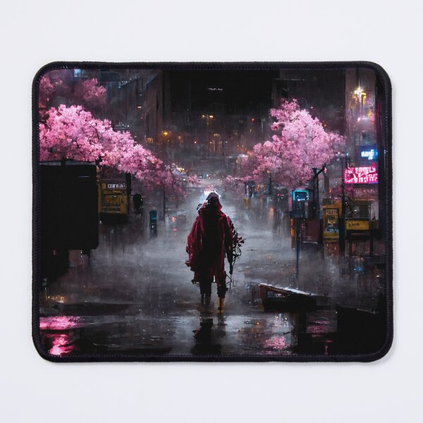 Item preview, Cyberpunk BountyHunter Cherry Blossom designed and sold by CyberStreetArt.