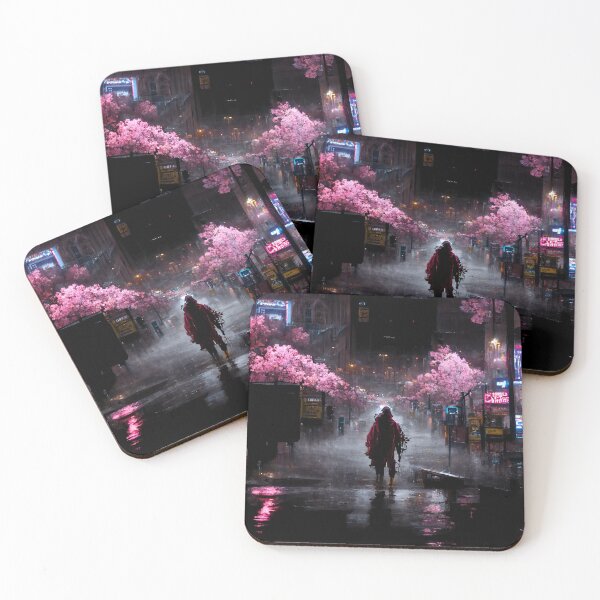 Item preview, Cyberpunk BountyHunter Cherry Blossom designed and sold by CyberStreetArt.