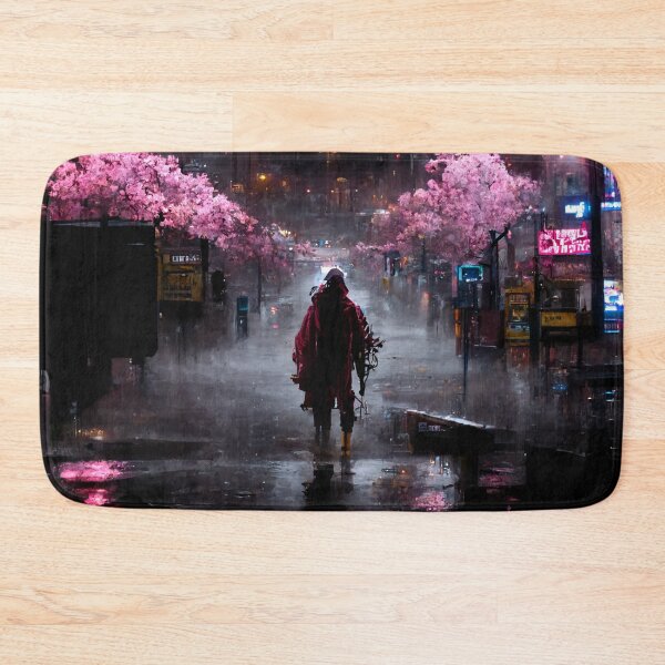 Item preview, Cyberpunk BountyHunter Cherry Blossom designed and sold by CyberStreetArt.