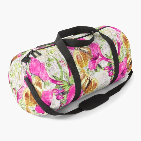 Aperçu de l'œuvre Pivoines et papillon avec motif floral sans soudure créée et vendue par BeInTouch.