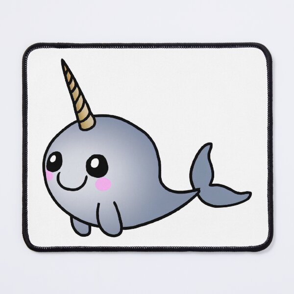 Item preview, Kawaii Narwhal designed and sold by maniacfitness.