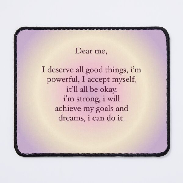 Item preview, dear me affirmation designed and sold by Anavrisss.