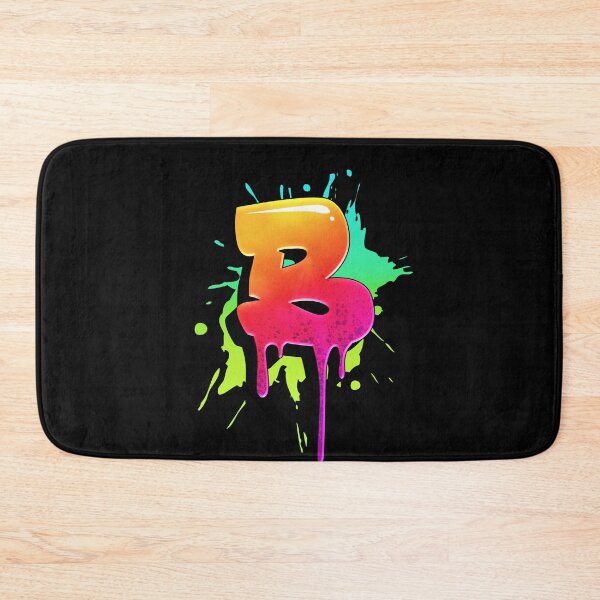 Item preview, Graffiti Letters B Letter Colorful Paint Splash Style designed and sold by ToTheNextLetter.