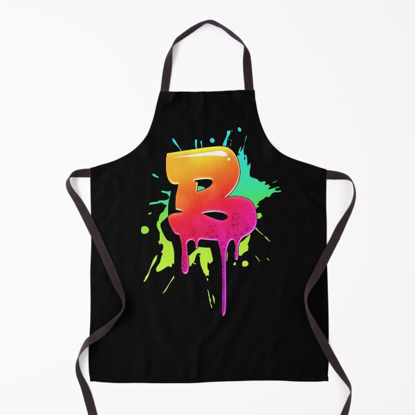 Item preview, Graffiti Letters B Letter Colorful Paint Splash Style designed and sold by ToTheNextLetter.