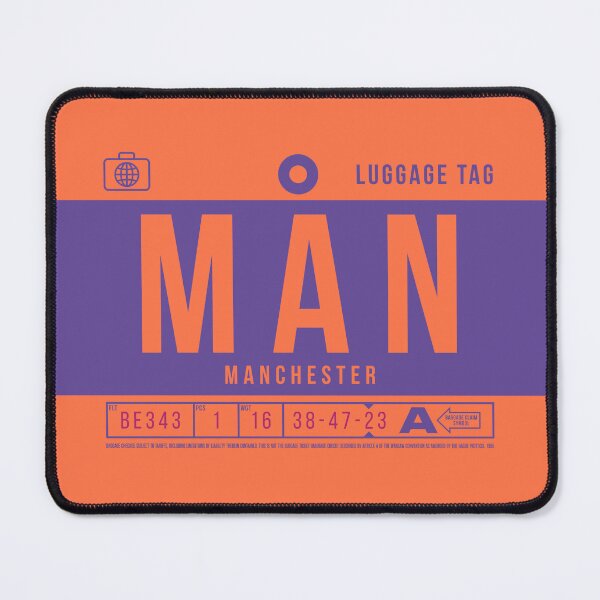 Item preview, Luggage Tag B - MAN Manchester England UK designed and sold by VoodooCircus.