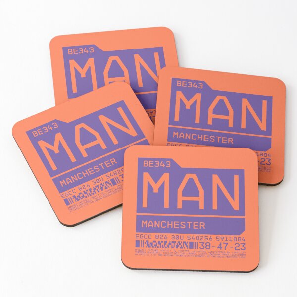 Artikelvorschau, Luggage Tag C - MAN Manchester England UK entworfen und verkauft von VoodooCircus.