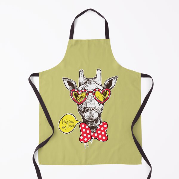 Item preview, Cool Giraffe with heart glasses . Get on my level ! designed and sold by EF.