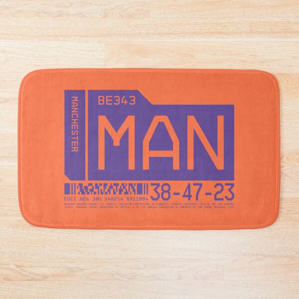 Item preview, Luggage Tag C - MAN Manchester England UK designed and sold by VoodooCircus.