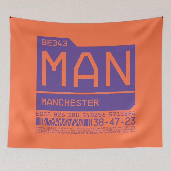 Item preview, Luggage Tag C - MAN Manchester England UK designed and sold by VoodooCircus.