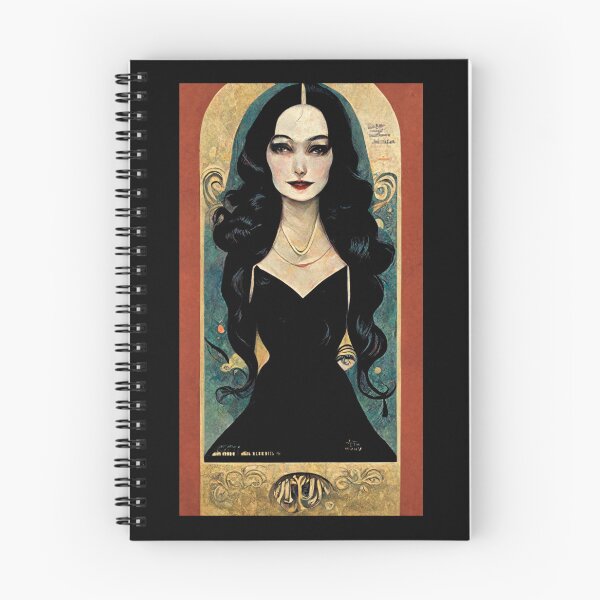 Item preview, Art Deco Morticia (print size) designed and sold by TheHippieViking.