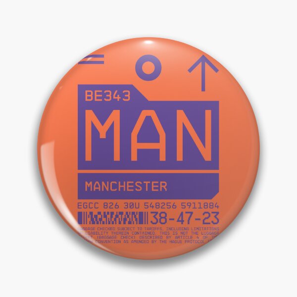Item preview, Luggage Tag C - MAN Manchester England UK designed and sold by VoodooCircus.