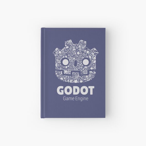 Godot - Nodes White Hardcover Journal