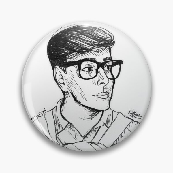 Item preview, Patton Sanders Brush Pen Illustration - Sanders Sides designed and sold by Rosalynd Byass.
