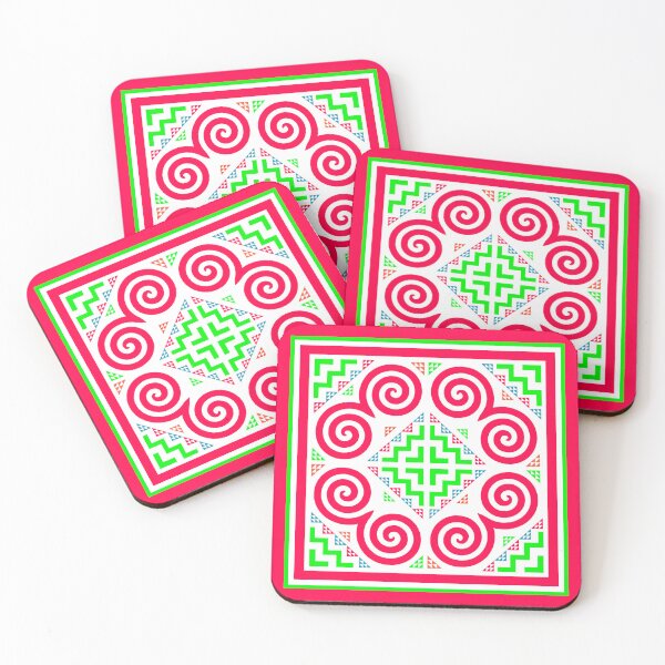 Item preview, Hmong ancient snails pink designed and sold by Jassicaxyooj.