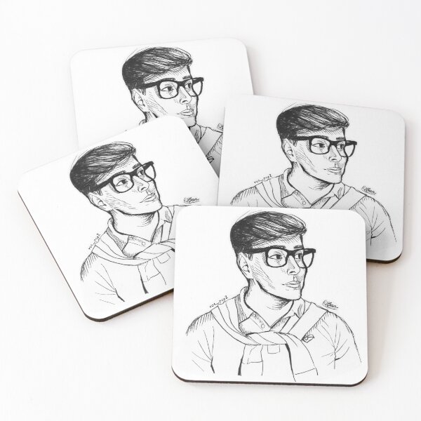 Item preview, Patton Sanders Brush Pen Illustration - Sanders Sides designed and sold by Rosalynd Byass.