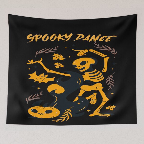 Item preview, Spooky Dance Skeleton Halloween Design designed and sold by joabaj.