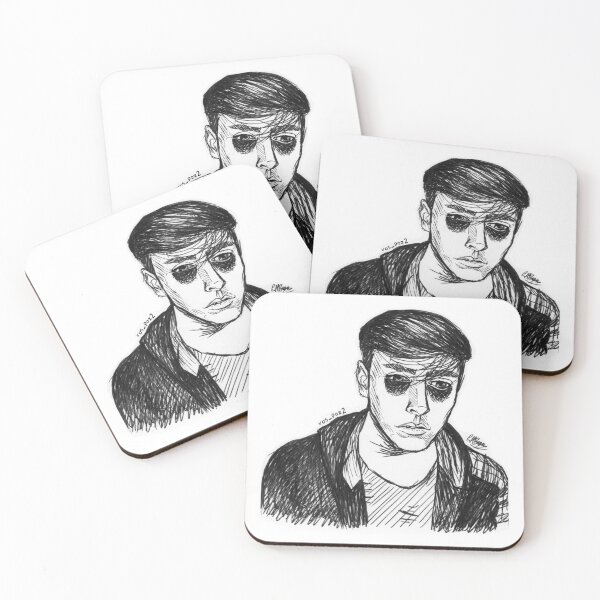 Item preview, Virgil Sanders Brush Pen Illustration - Sanders Sides designed and sold by Rosalynd Byass.