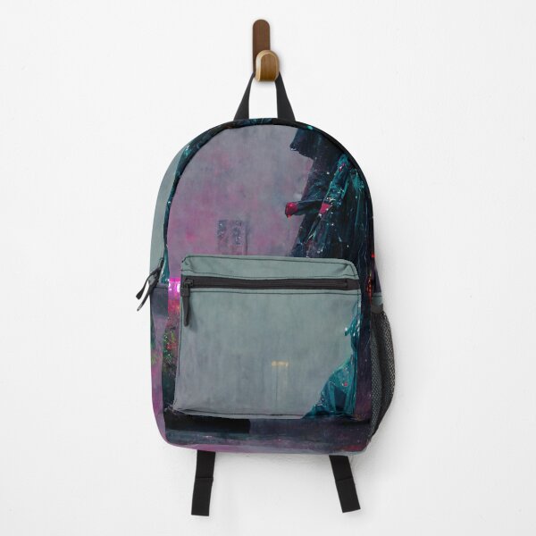 Item preview, Cyberpunk Samurai In The Rain designed and sold by CyberStreetArt.