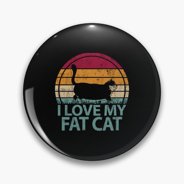 Item preview, I Love my Fat Cat Vintage Retro Decals designed and sold by richter74.