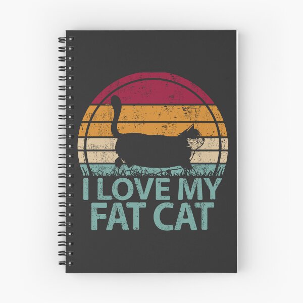 Item preview, I Love my Fat Cat Vintage Retro Decals designed and sold by richter74.