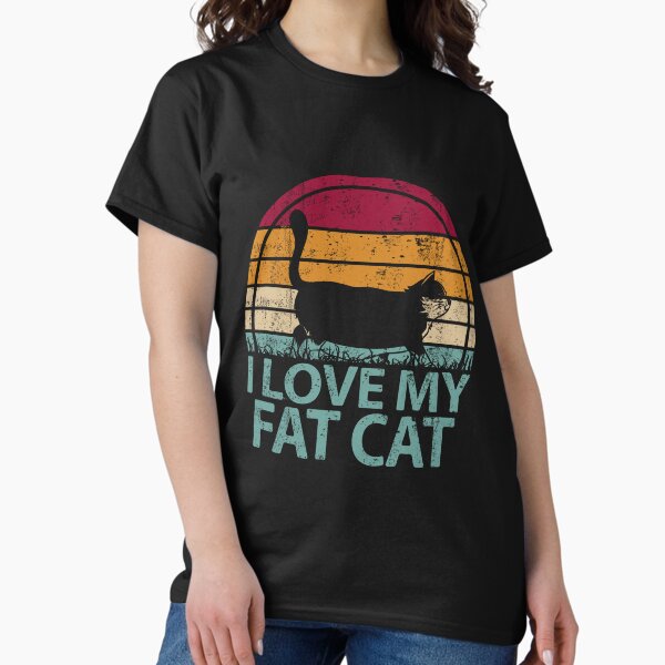 Artikel-Vorschau von I Love my Fat Cat Vintage Retro Decals, designt und verkauft von richter74.
