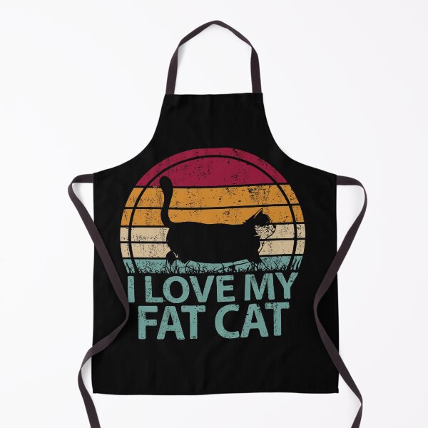 Item preview, I Love my Fat Cat Vintage Retro Decals designed and sold by richter74.