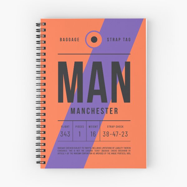 Item preview, Luggage Tag E - MAN Manchester England UK designed and sold by VoodooCircus.