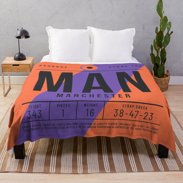 Item preview, Luggage Tag E - MAN Manchester England UK designed and sold by VoodooCircus.