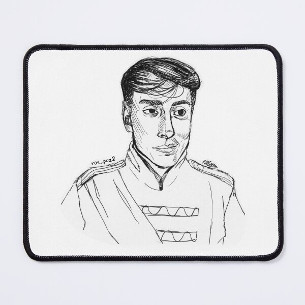 Item preview, Roman Sanders Brush Pen Illustration - Sanders Sides designed and sold by Rosalynd Byass.