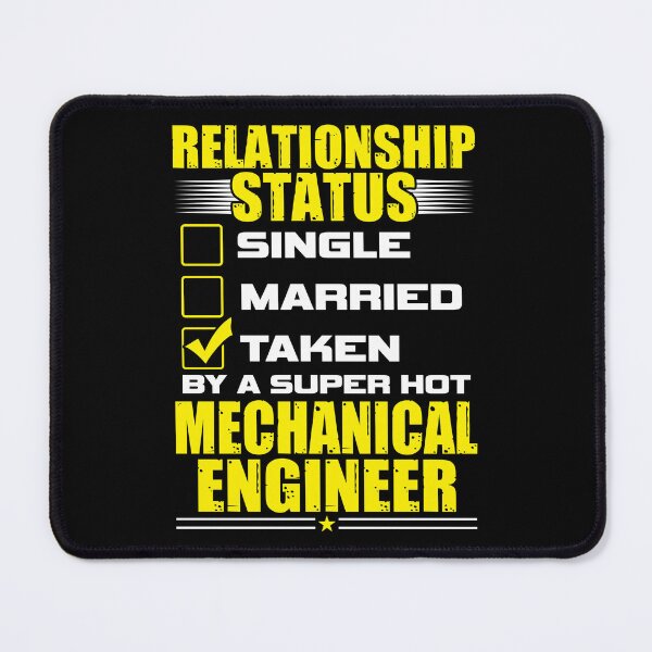 Item preview, Funny His Her Gift Mechanical Engineer Relationship Status designed and sold by haselshirt.