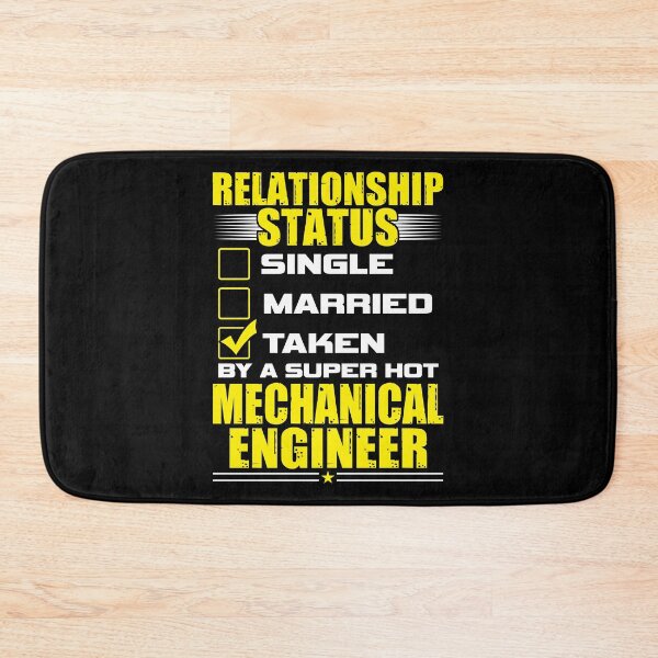 Item preview, Funny His Her Gift Mechanical Engineer Relationship Status designed and sold by haselshirt.