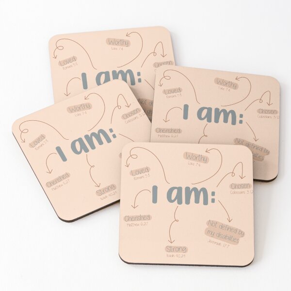 Item preview,  i am loved worthy chosen cherished strong affirmation designed and sold by Anavrisss.