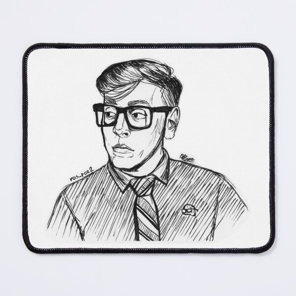 Item preview, Logan Sanders Brush Pen Illustration - Sanders Sides designed and sold by Rosalynd Byass.