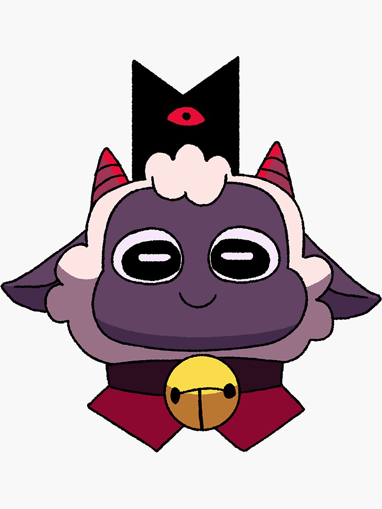 "lamb from cult of the lamb" Sticker for Sale by kroakish Redbubble