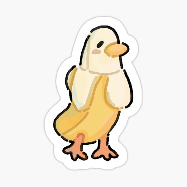 "Banana duck" Sticker for Sale by katiekuma Redbubble