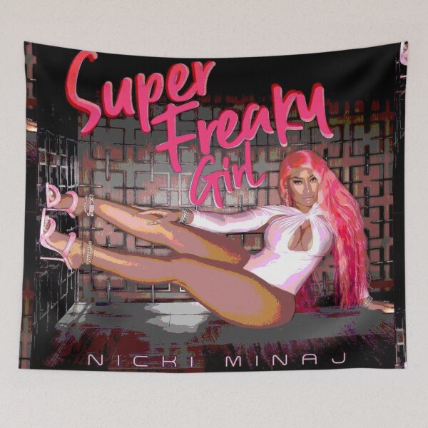 Item preview, Freaky Girl Nicki Digital Pop Art Style Graphic Print designed and sold by Printopia-.